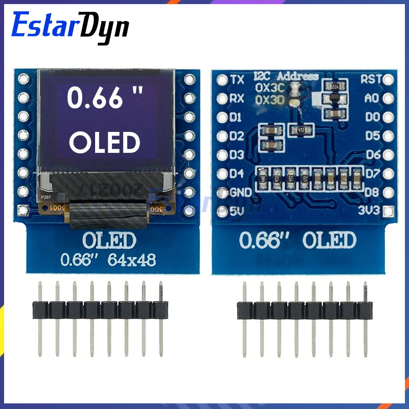 0.66 inch OLED LED LCD Dispaly - Wemos D1 recension och pris
