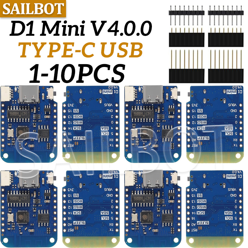 1-10PCS WeMos D1 Mini ESP8266  - Wemos D1 recension och pris