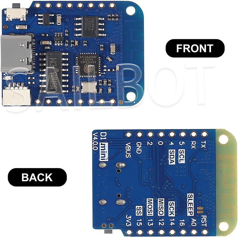 1-10PCS WeMos D1 Mini ESP8266  - Wemos D1 recension och pris