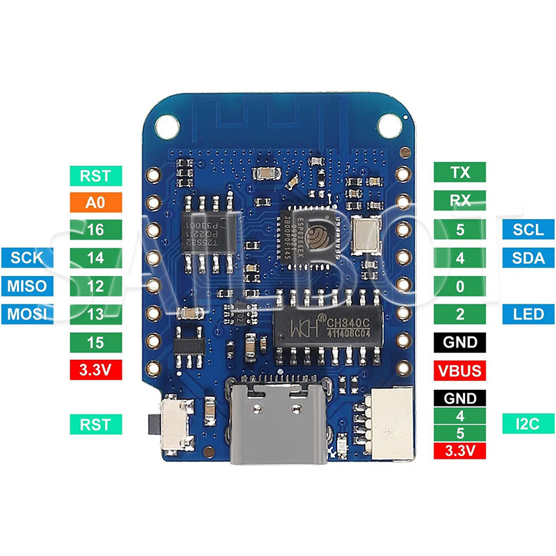 1-10PCS WeMos D1 Mini ESP8266  - Wemos D1 recension och pris