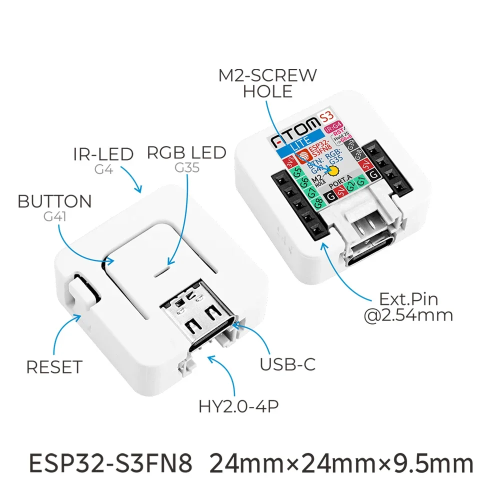 M5Stack AtomS3-Lite ESP32-S3 D - Doit Esp32 recension och pris