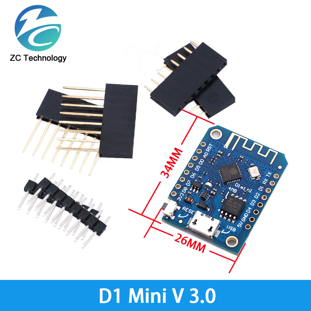 D1 Mini ESP8266 ESP-12F CH340G - Wemos D1 recension och pris
