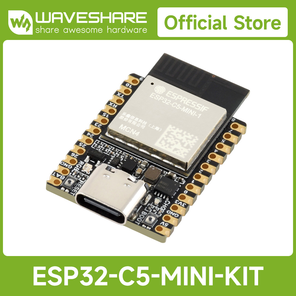 Waveshare ESP32-C5 Mini Dual-b - Waveshare Esp32 recension och pris