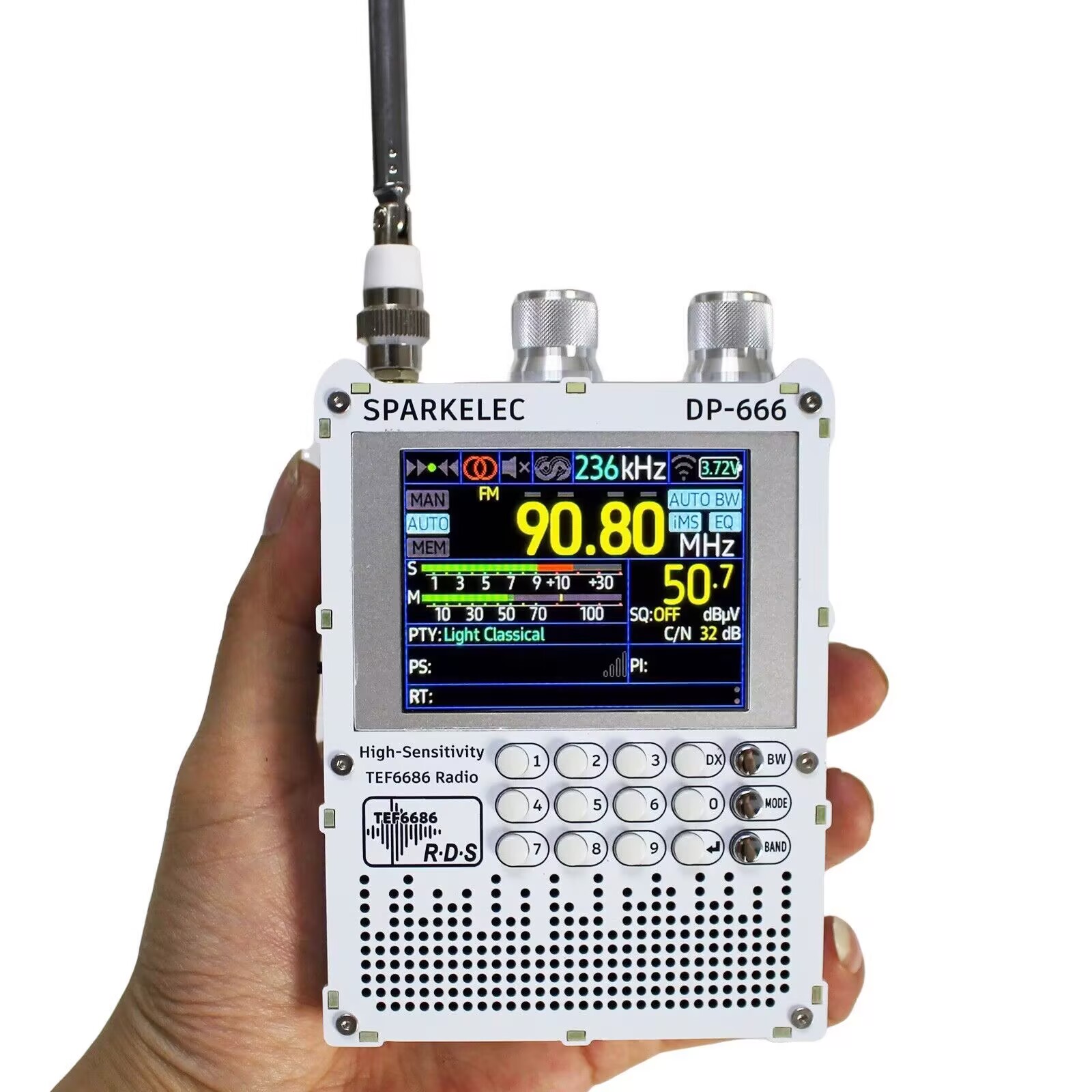 New DP-666 TEF6686 Radio High  - Doit Esp32 recension och pris