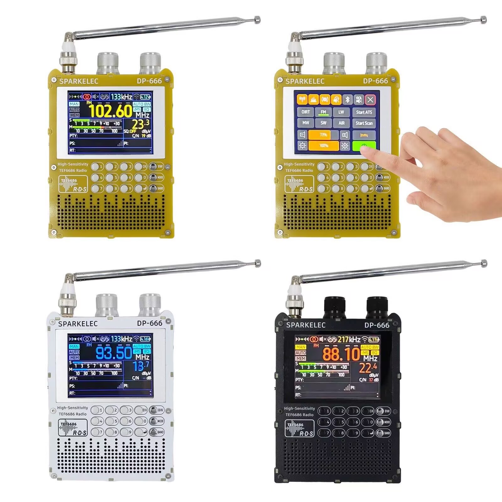 New DP-666 TEF6686 Radio High  - Doit Esp32 recension och pris